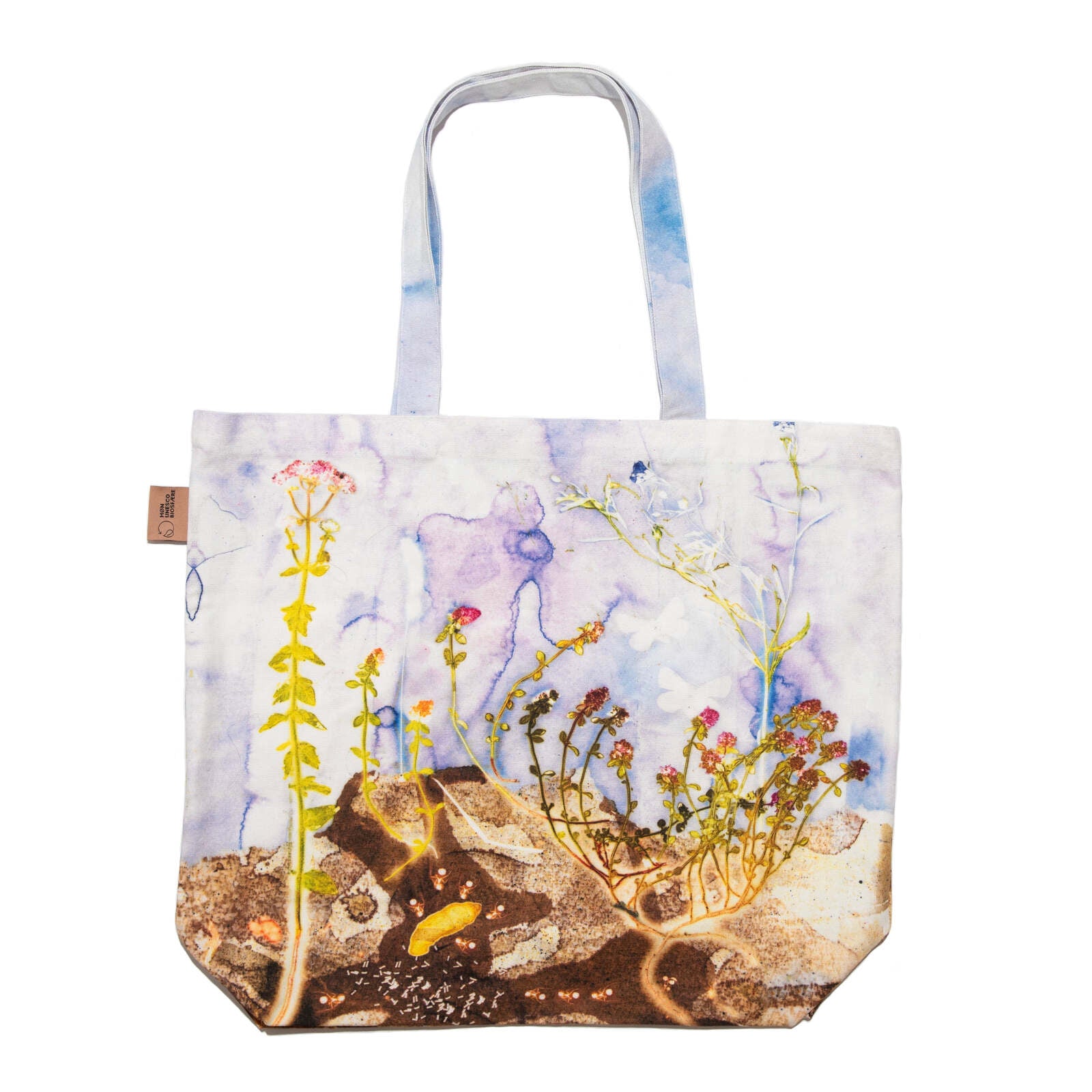 Tote bag med Sortplettet Blåfugl