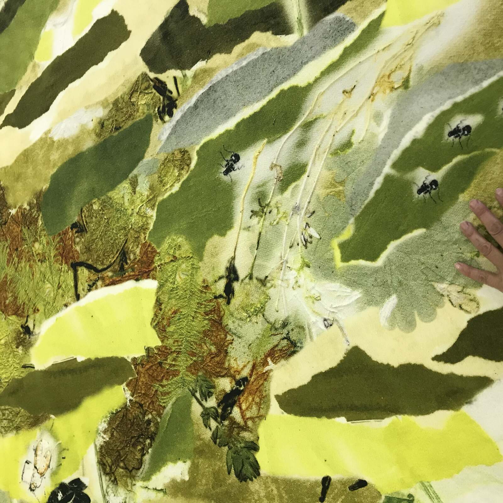 Sengetæppe med Blue Windflower