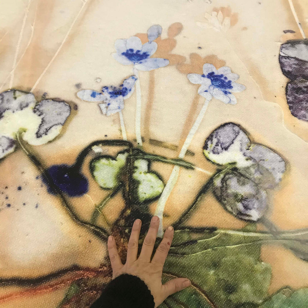 Tapet med Blue Windflower