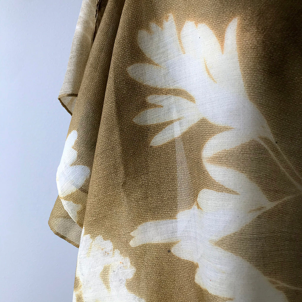 Tørklæde med Blue Windflower