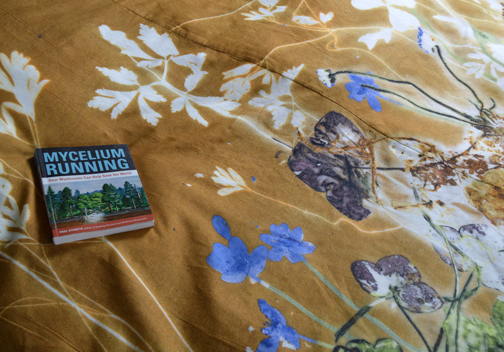 Sengetæppe med Blue Windflower